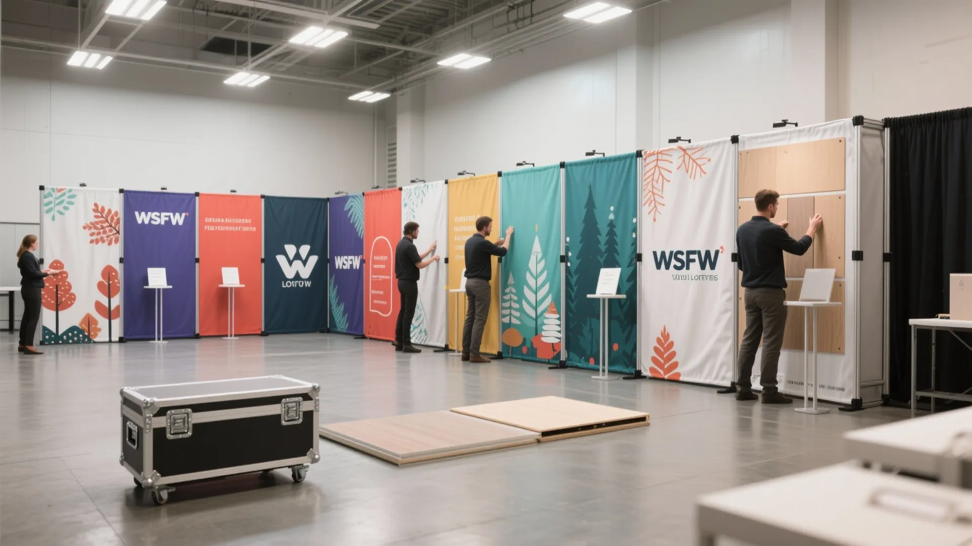 5. Flexible pop-up panels and seasonal graphics