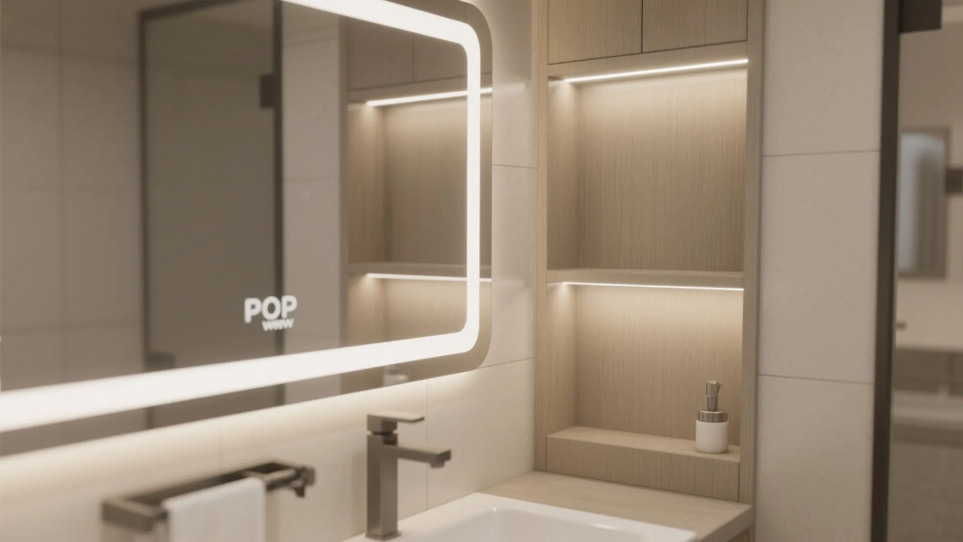 Built-in POP Vanity Surround