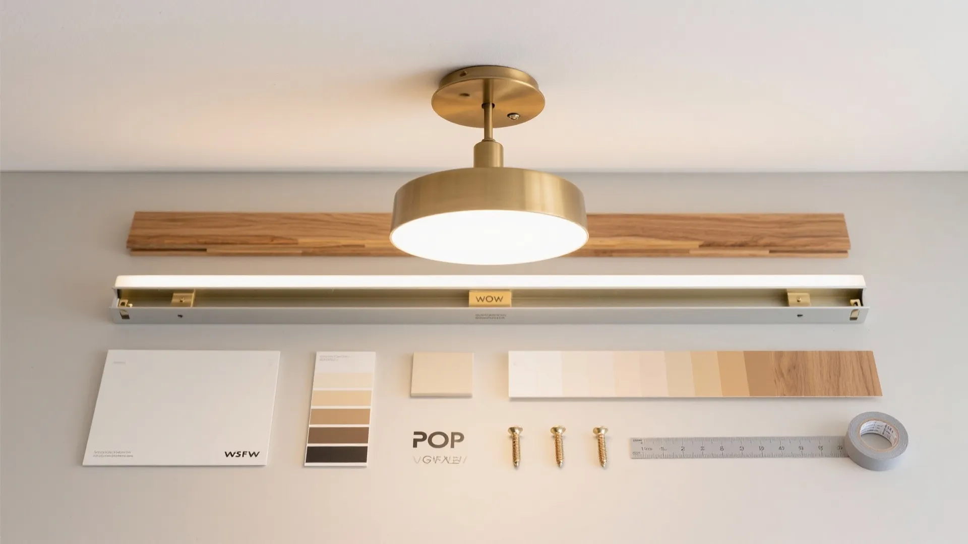 POP + Wood Accents: Warm Minimalism