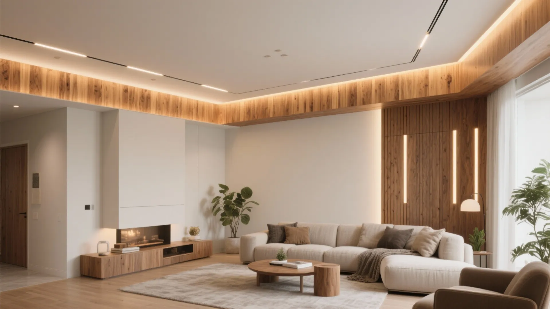 POP + Wood Accents for Warmth