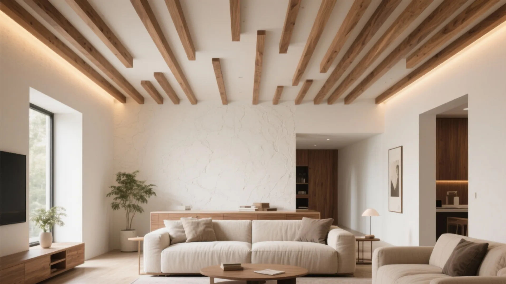 POP + Wood Accents for Warmth