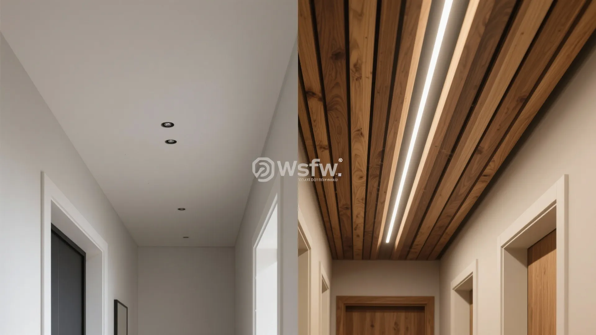 Warm Material Mix: POP with Wood Accents