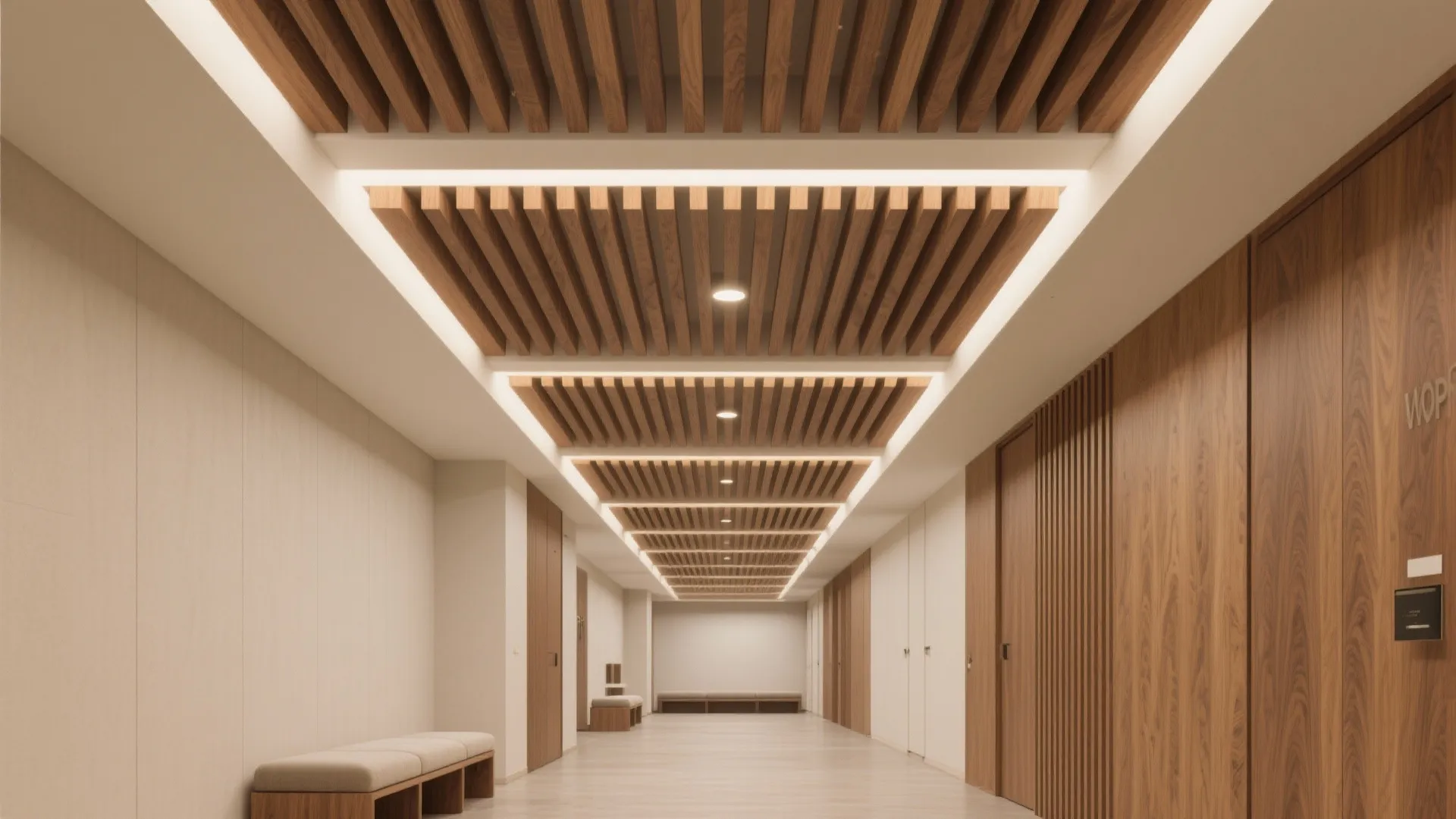 Warm Material Mix: POP with Wood Accents