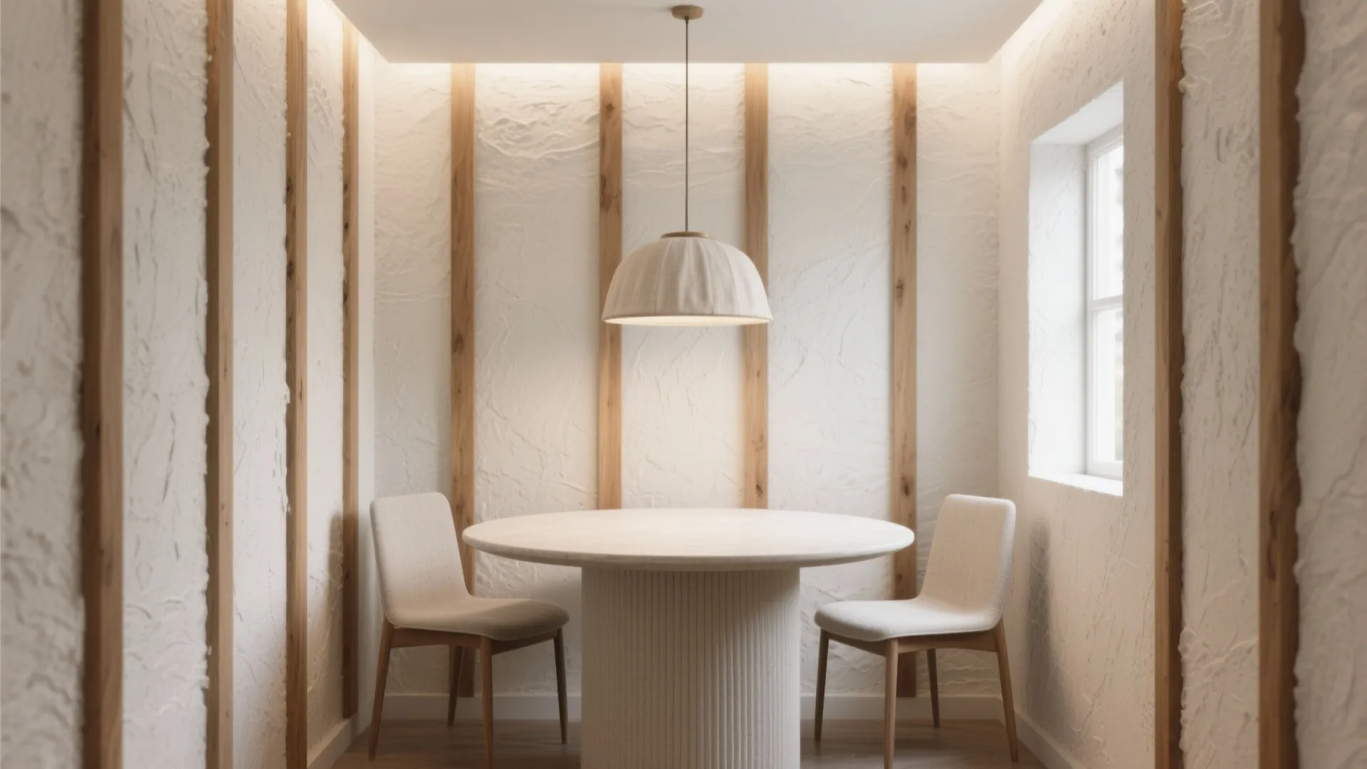 Textured POP + Wood Accents for Warmth