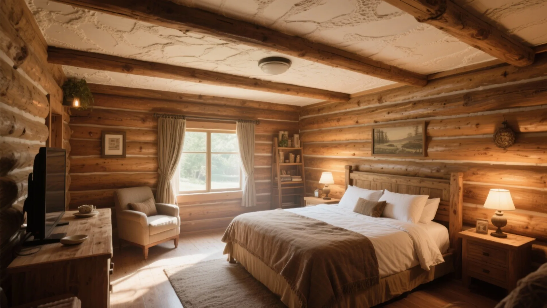 POP with Wooden Beam Contrast