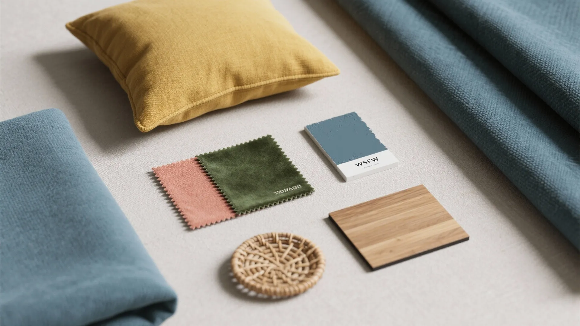 4. Pops of Color: Mustard, Coral, or Olive