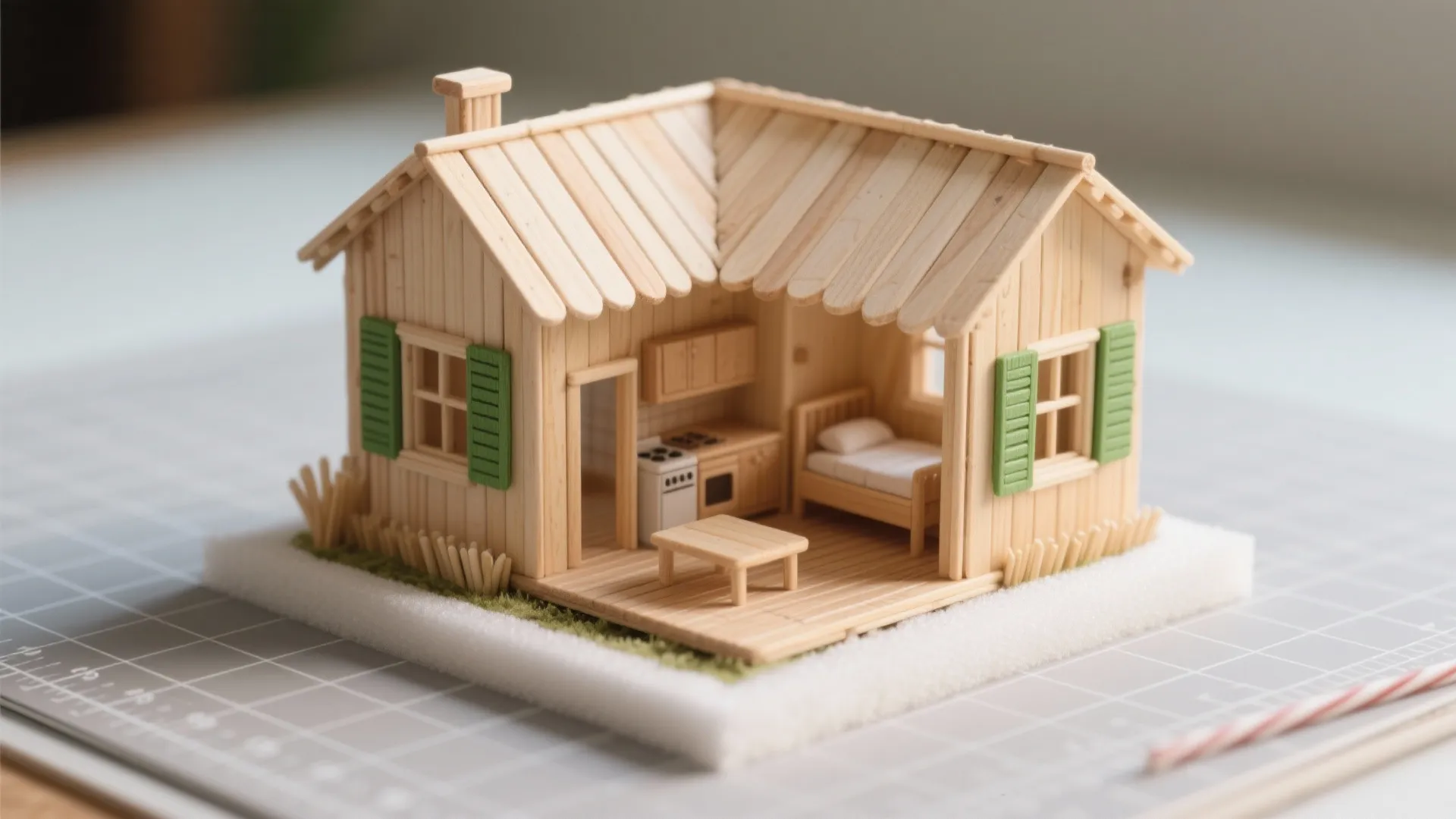 Easy DIY Popsicle Stick House: Step-by-Step Guide: 1 Minute to Start—Build a Popsicle Stick House Without Fuss