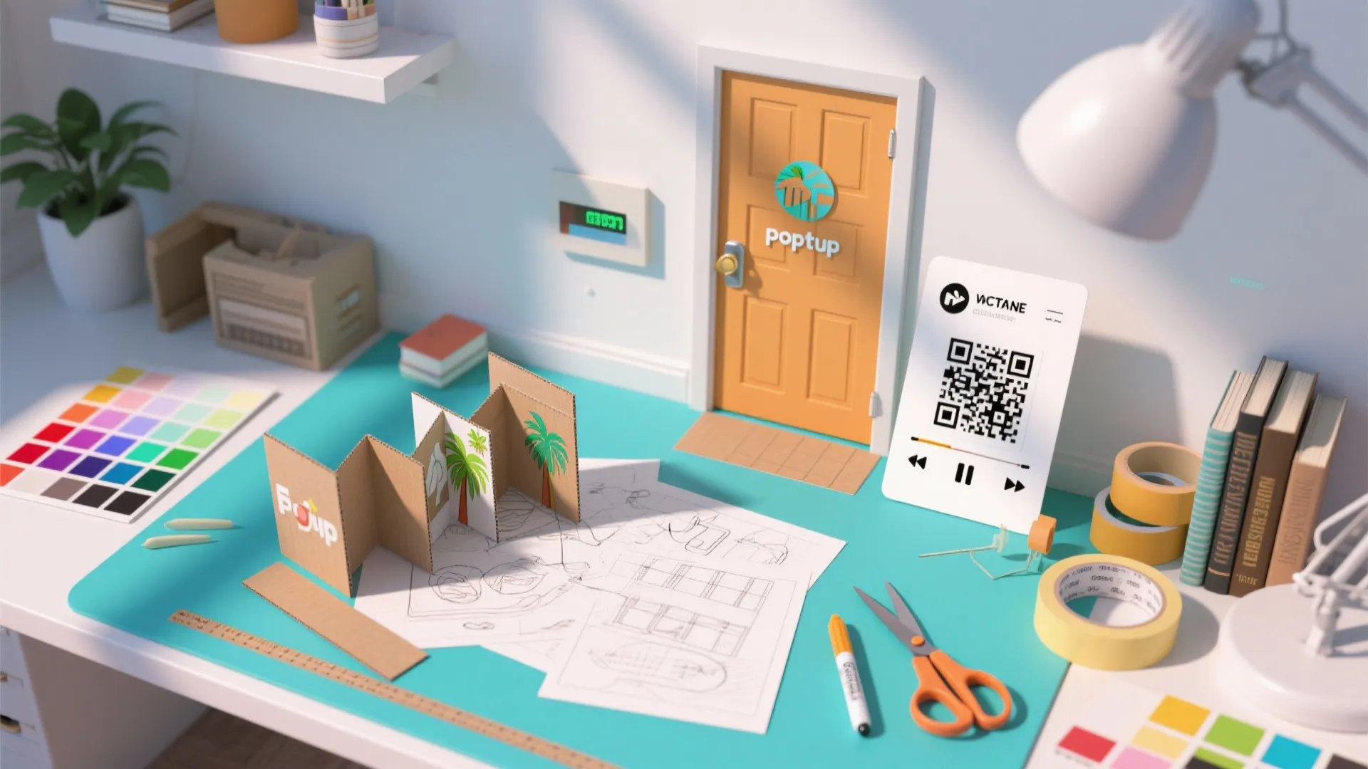 3. Pop-Up Theme with a Digital Twist