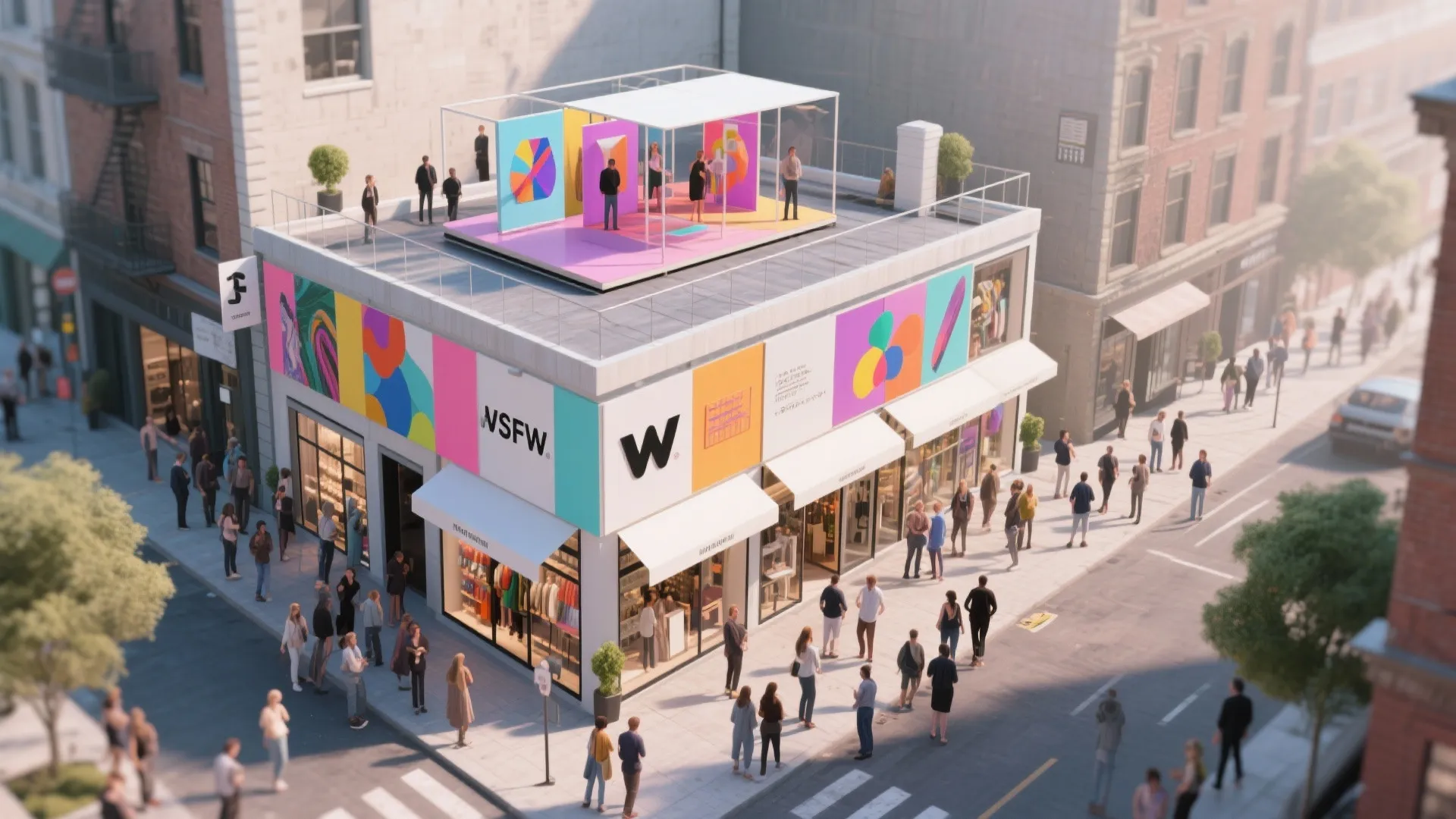 9. Pop-up Display Roof