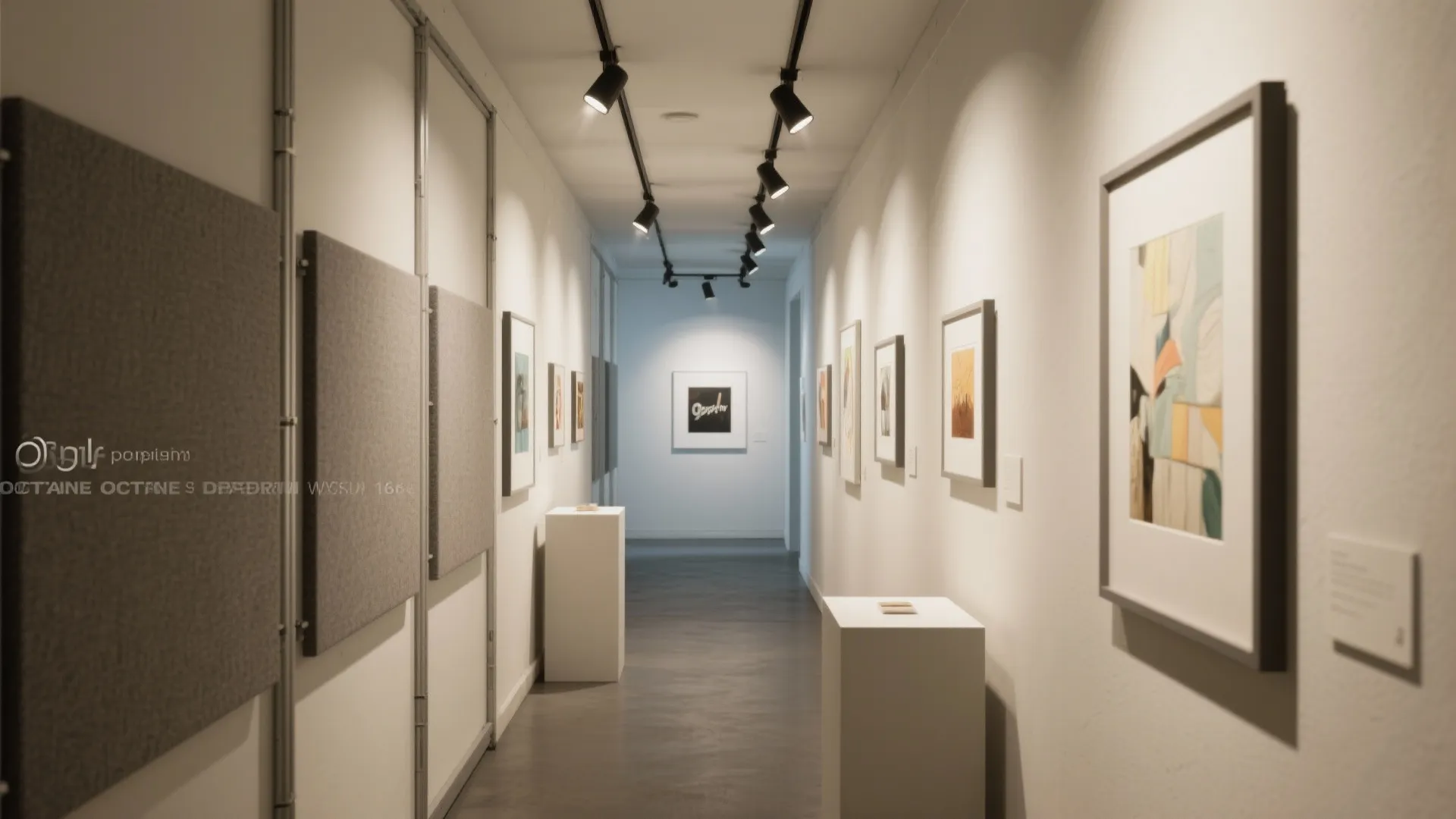 5. Pop-Up Gallery with Smart Lighting