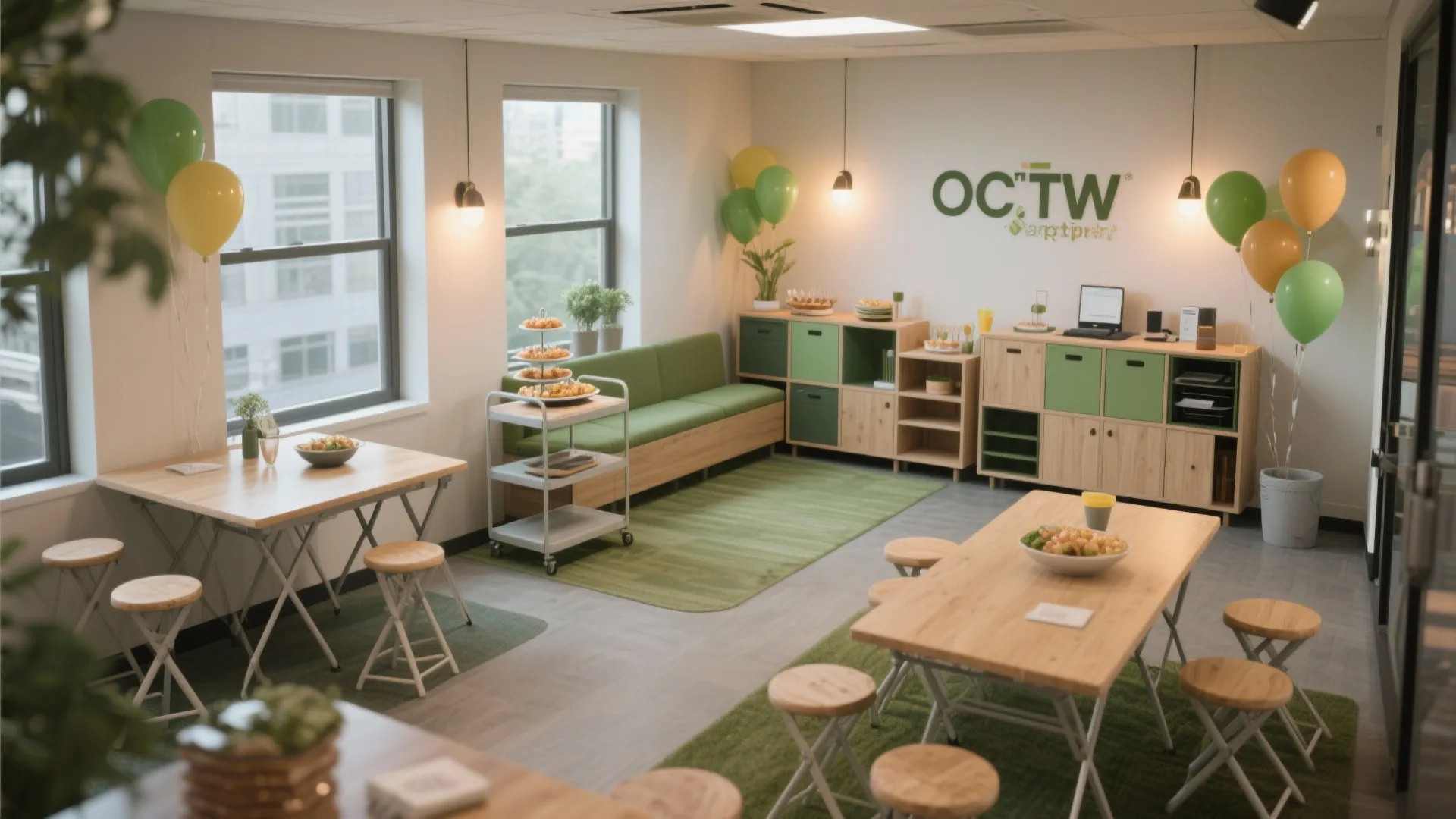 5. Design a Flexible Pop-Up Party Corner