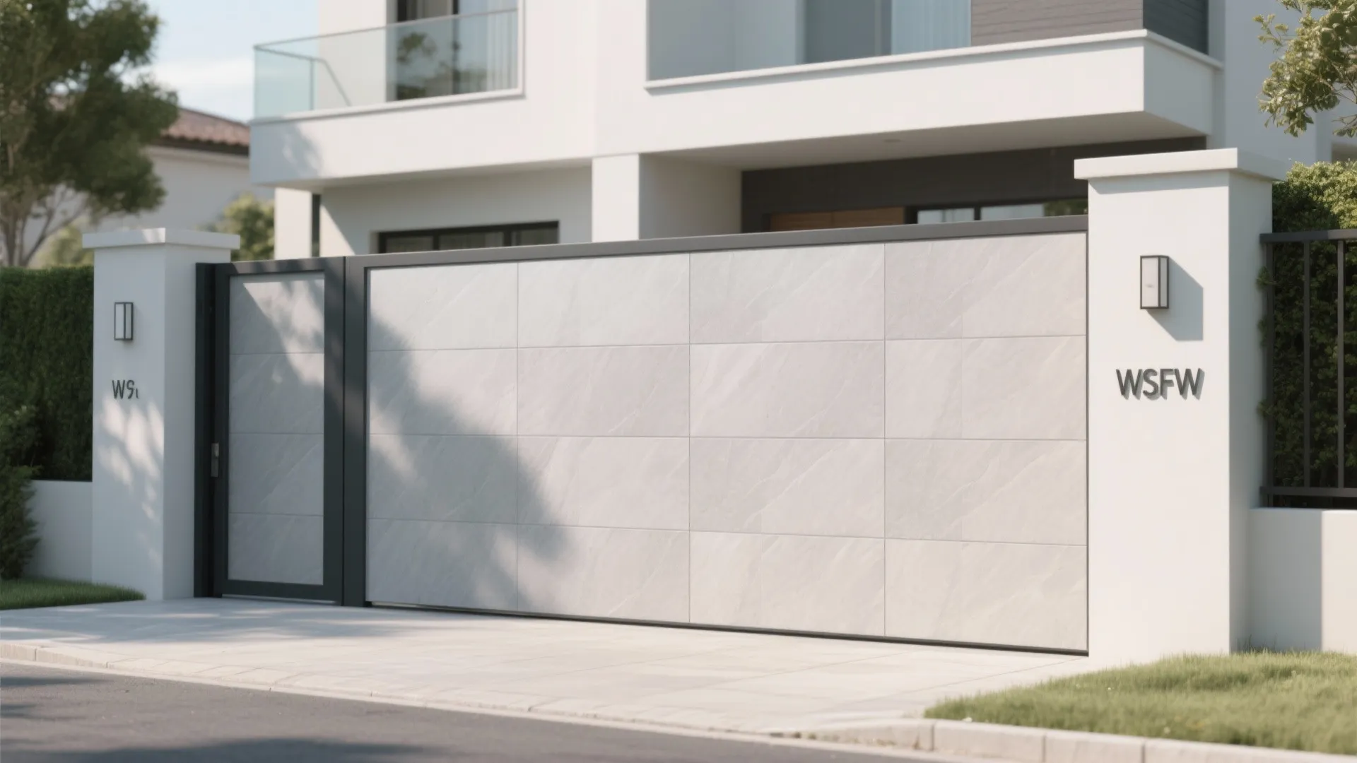 Large-Format Porcelain Slabs for a Seamless Facade