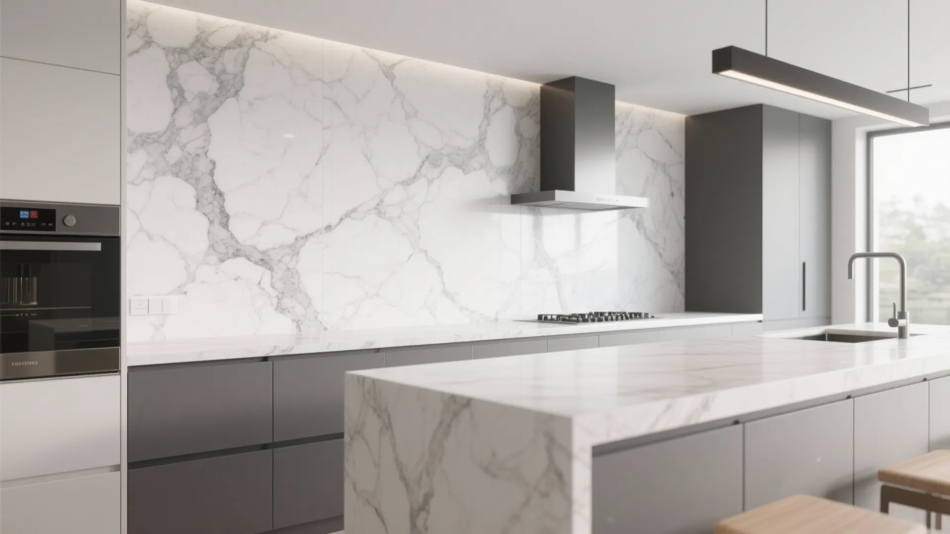 7. Large-Format Porcelain Panels