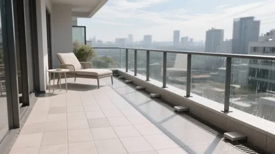 Modern Balcony Design with City View