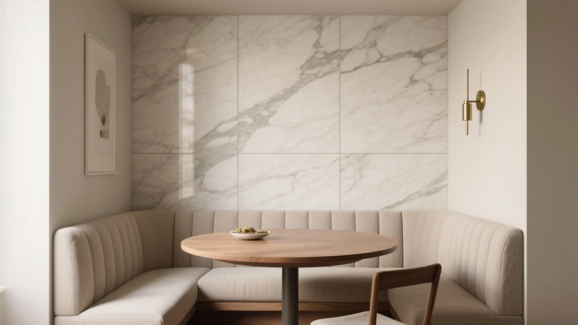 Large-Format Porcelain Feature Wall