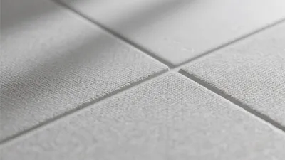 Textured White Tile Flooring for Modern Interiors