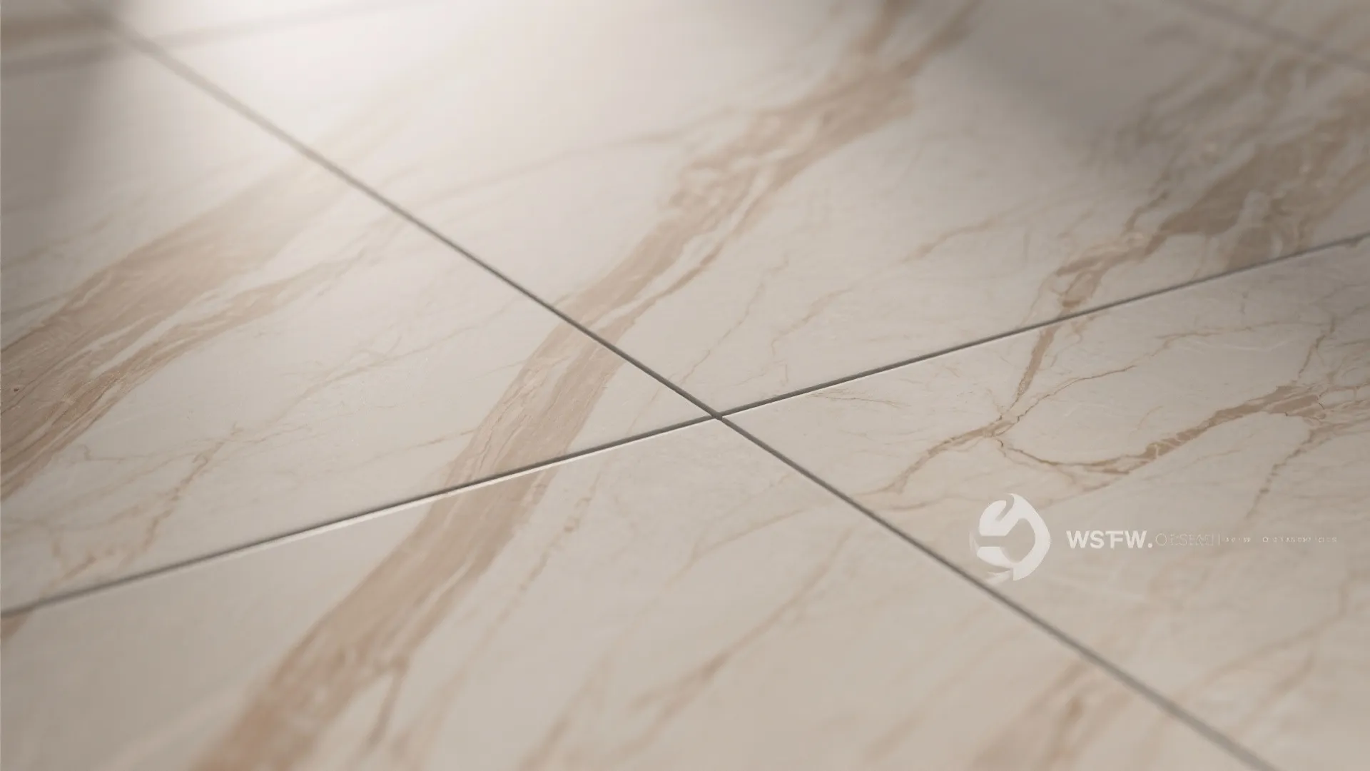 Large-format porcelain with minimal grout