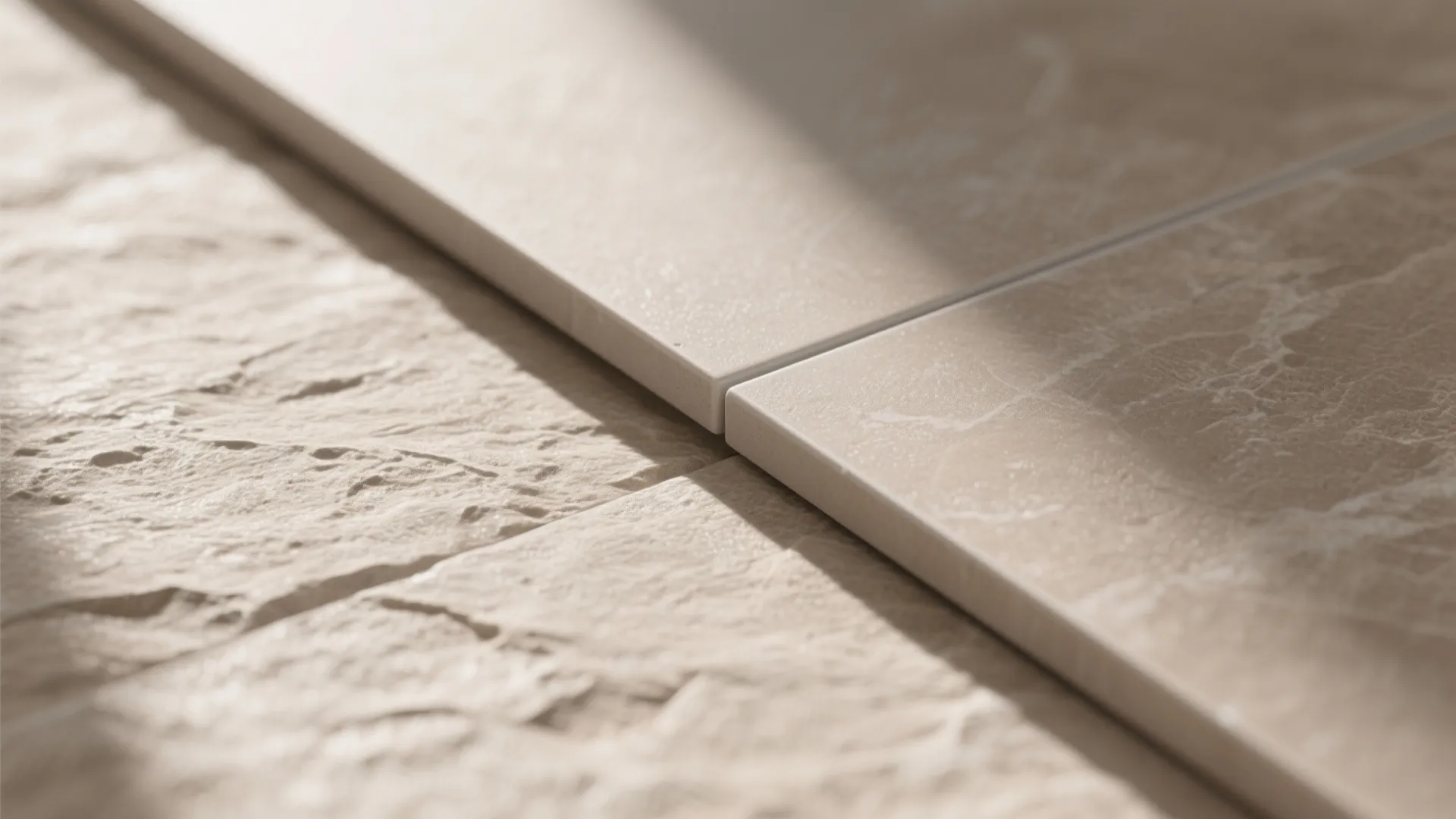 Large-format porcelain for a seamless look