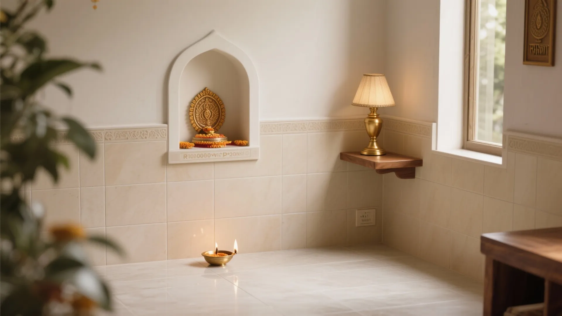 Matte Porcelain Serenity: Non-Slip and Low-Maintenance