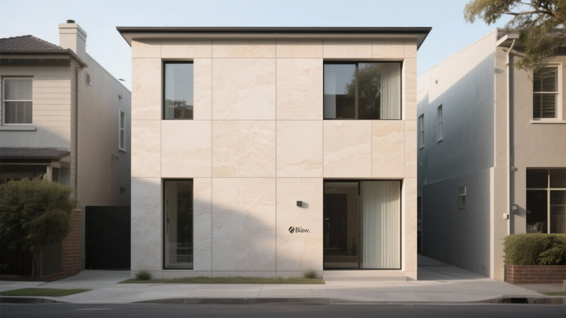 Large-Format Porcelain Panels with Tight Joints