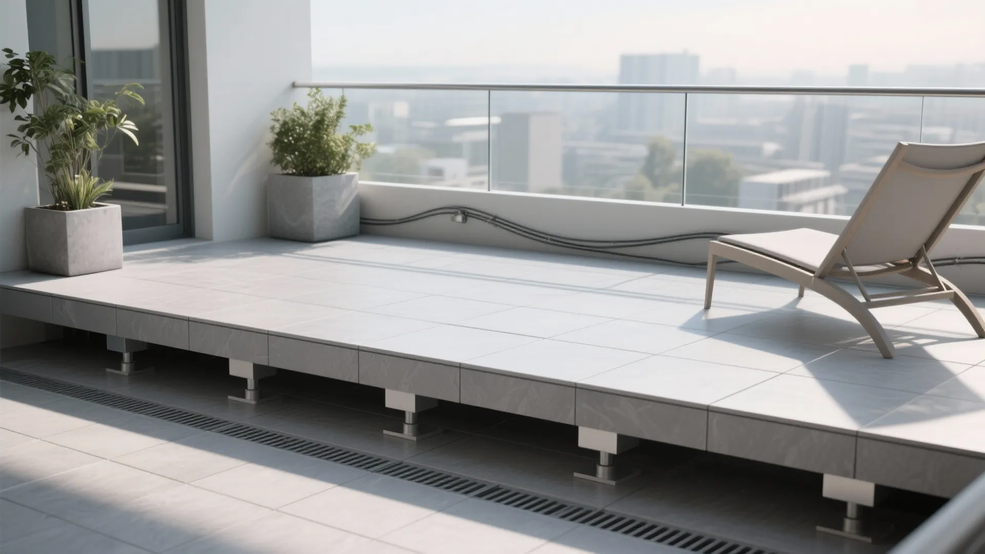 Porcelain Pavers on Pedestals: Luxe Look, No Mortar