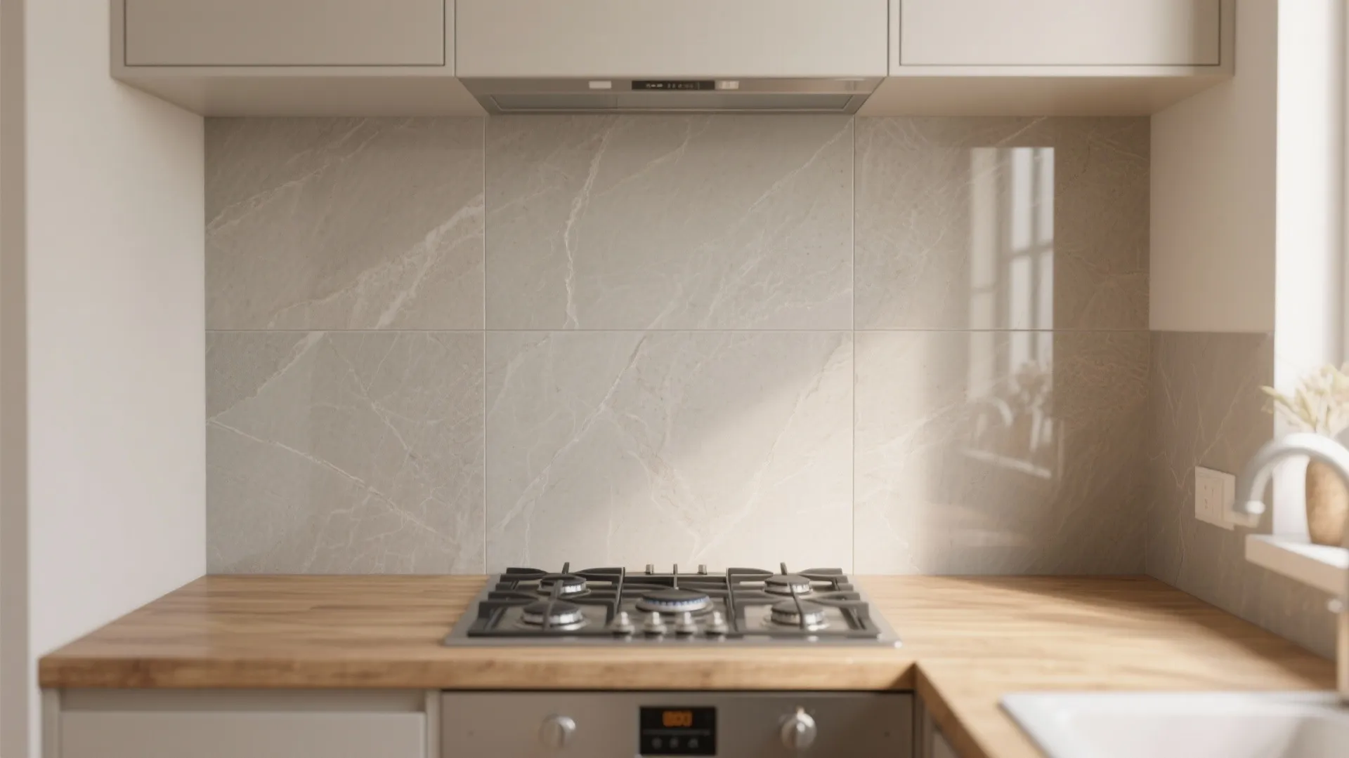 1. Large-format porcelain slab