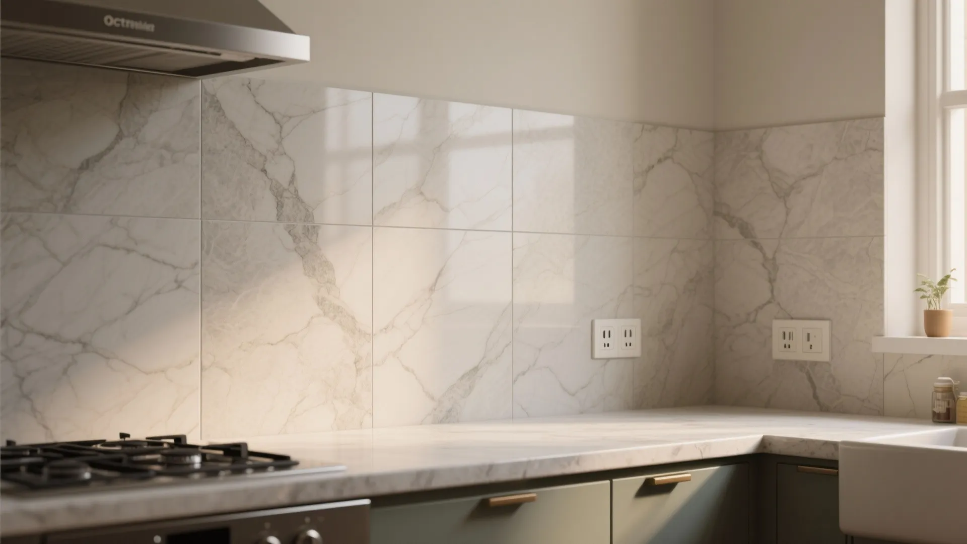 3. Large Format Porcelain Slab