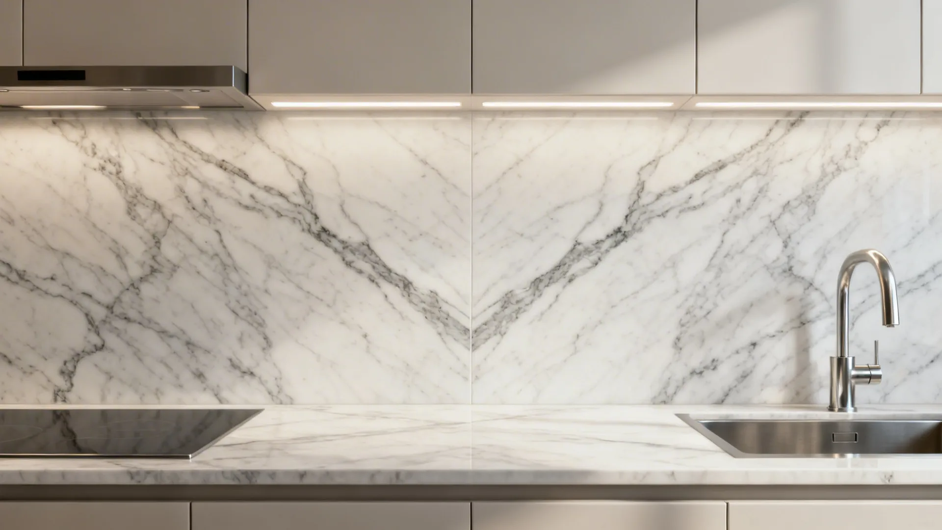 3) Large-Format Porcelain Slabs with Minimal Grout Lines