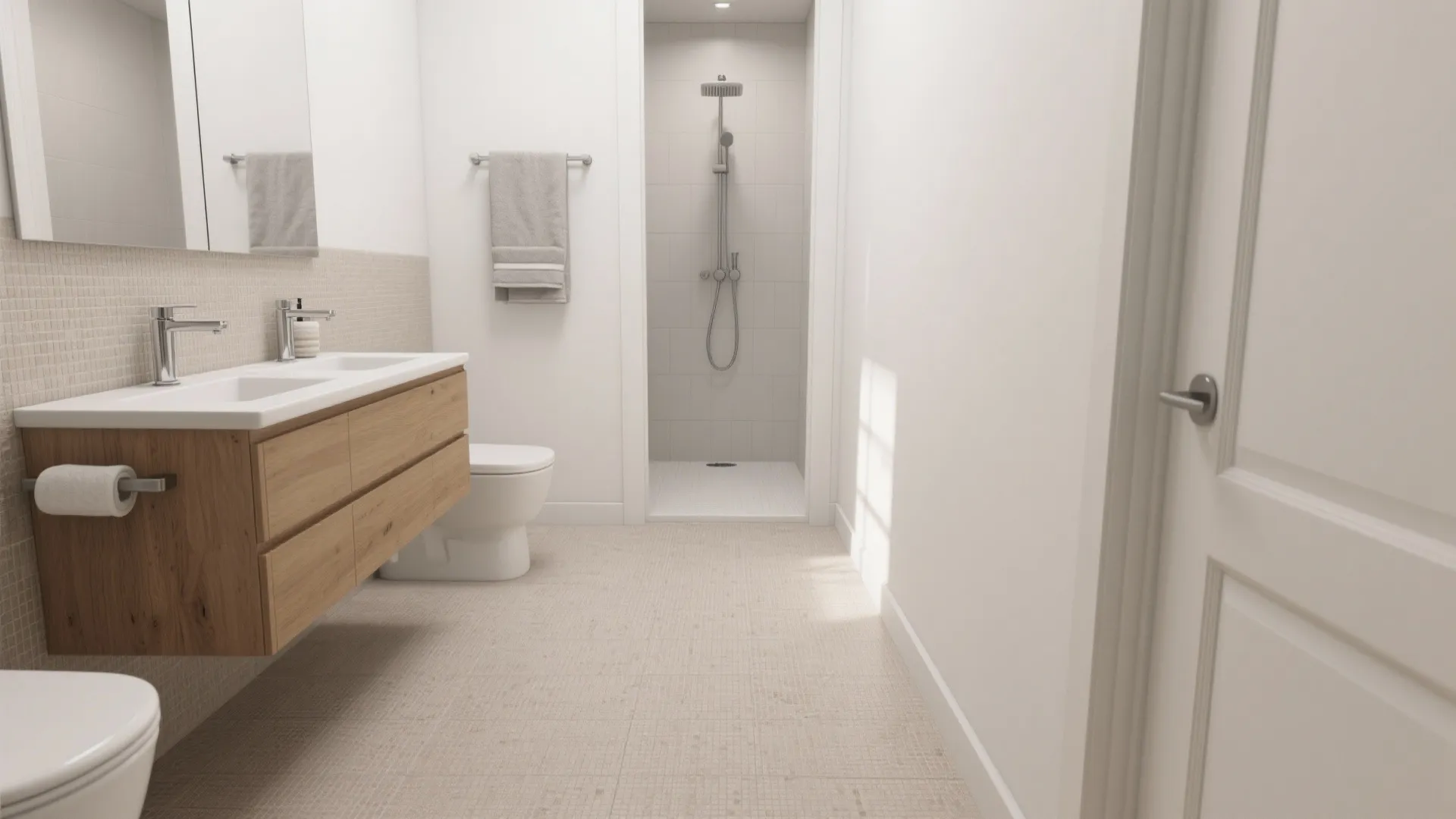 Textured Porcelain in Soft Neutrals