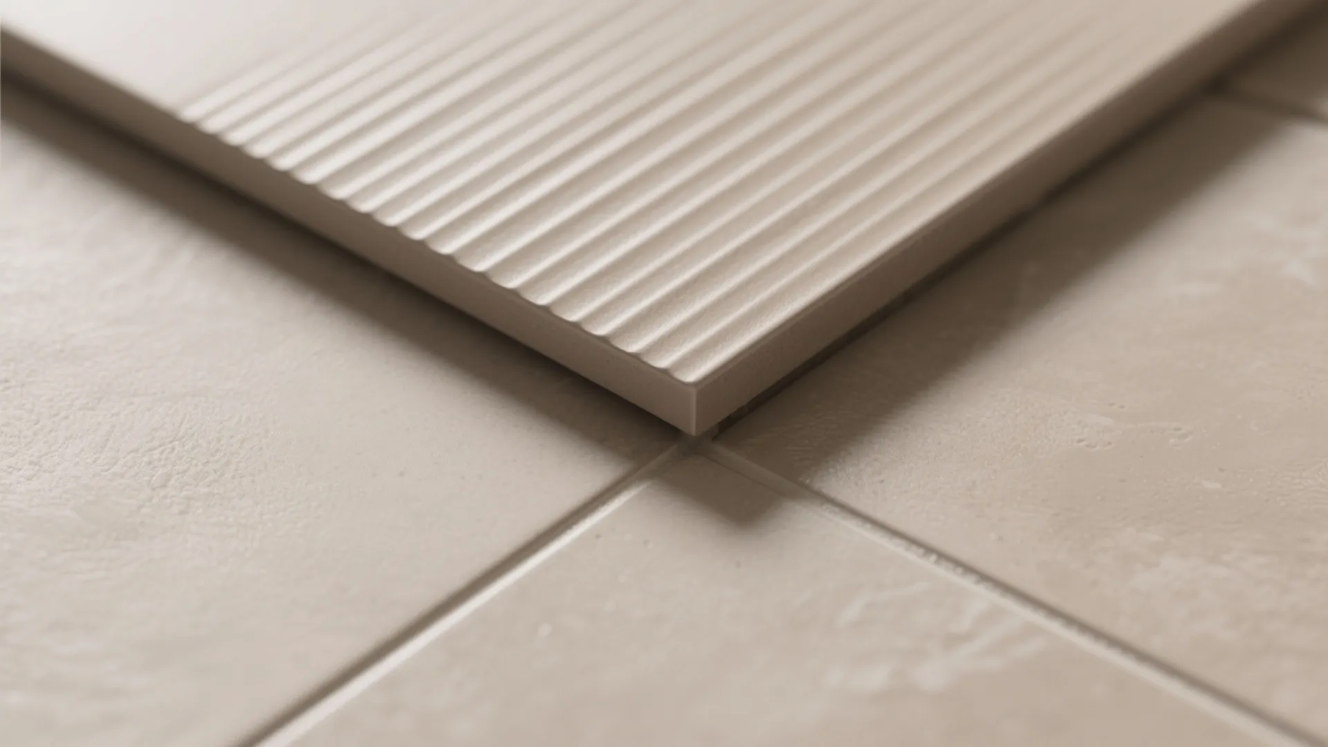 Soft Neutrals with Textured Porcelain