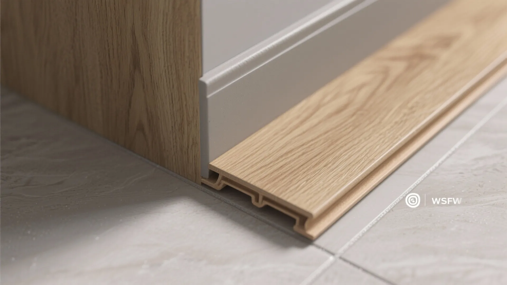 3) Wood-look porcelain and composite trims