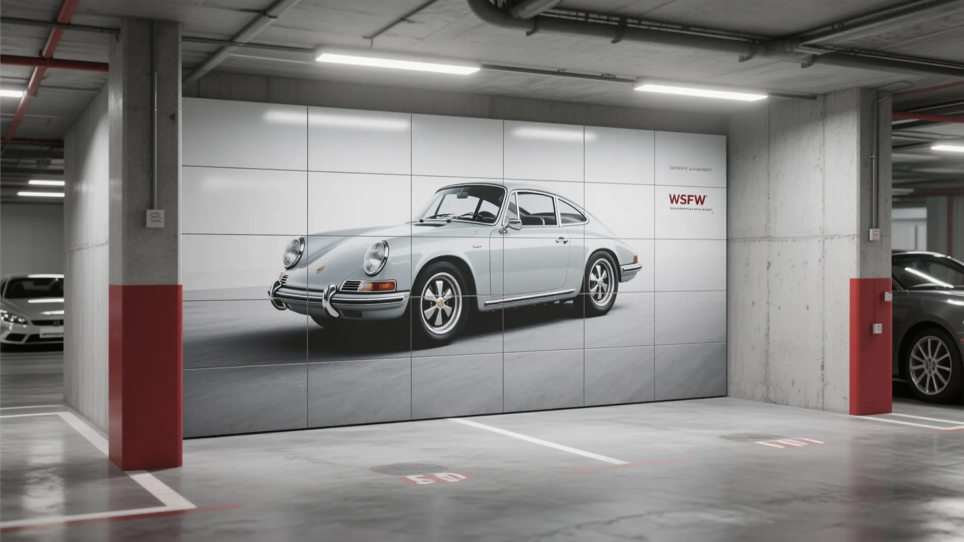 1) Porcelain Panels with UV-Stable Printed Imagery