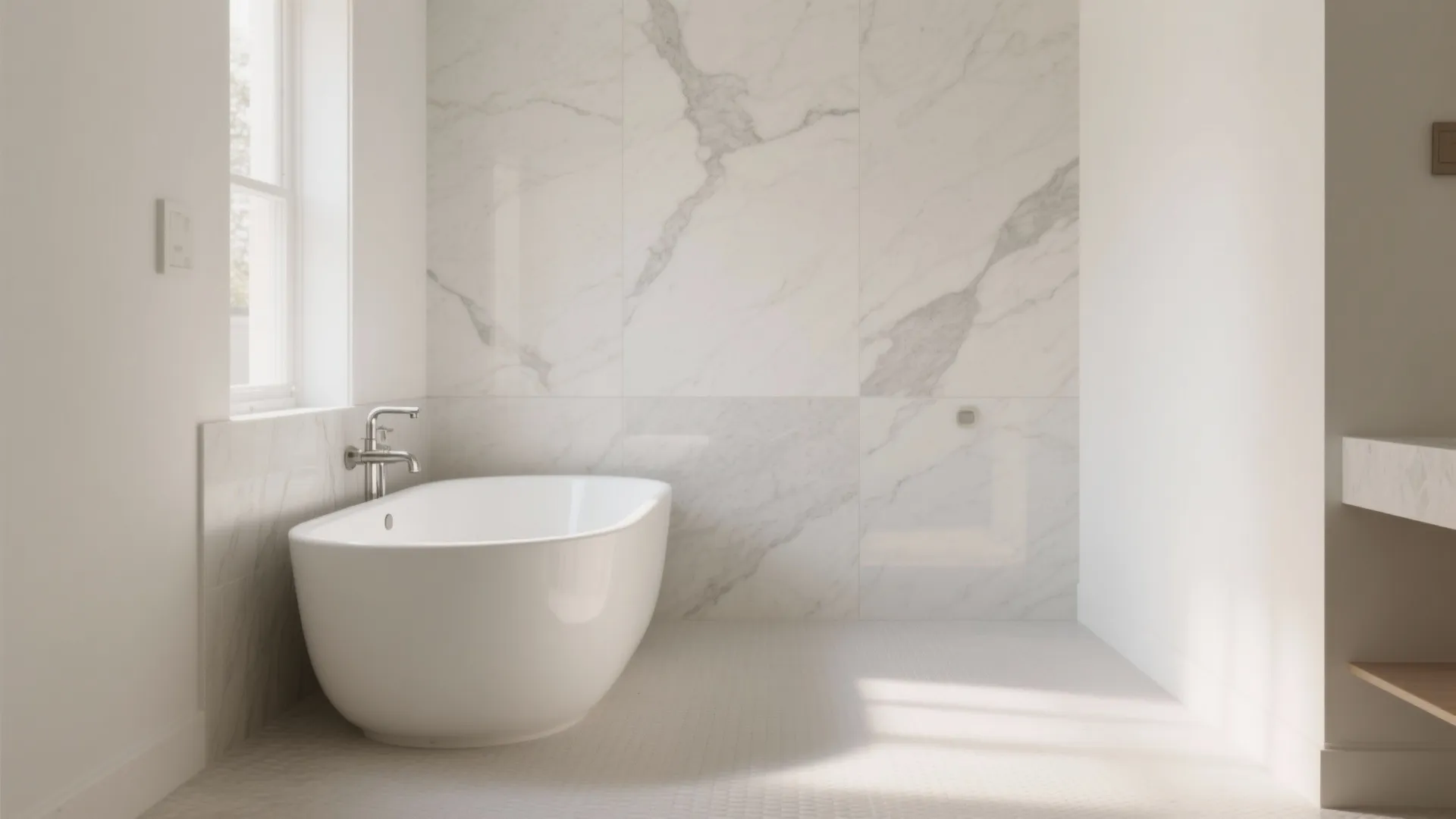 Large-Format Porcelain Slabs for Walls and Floors