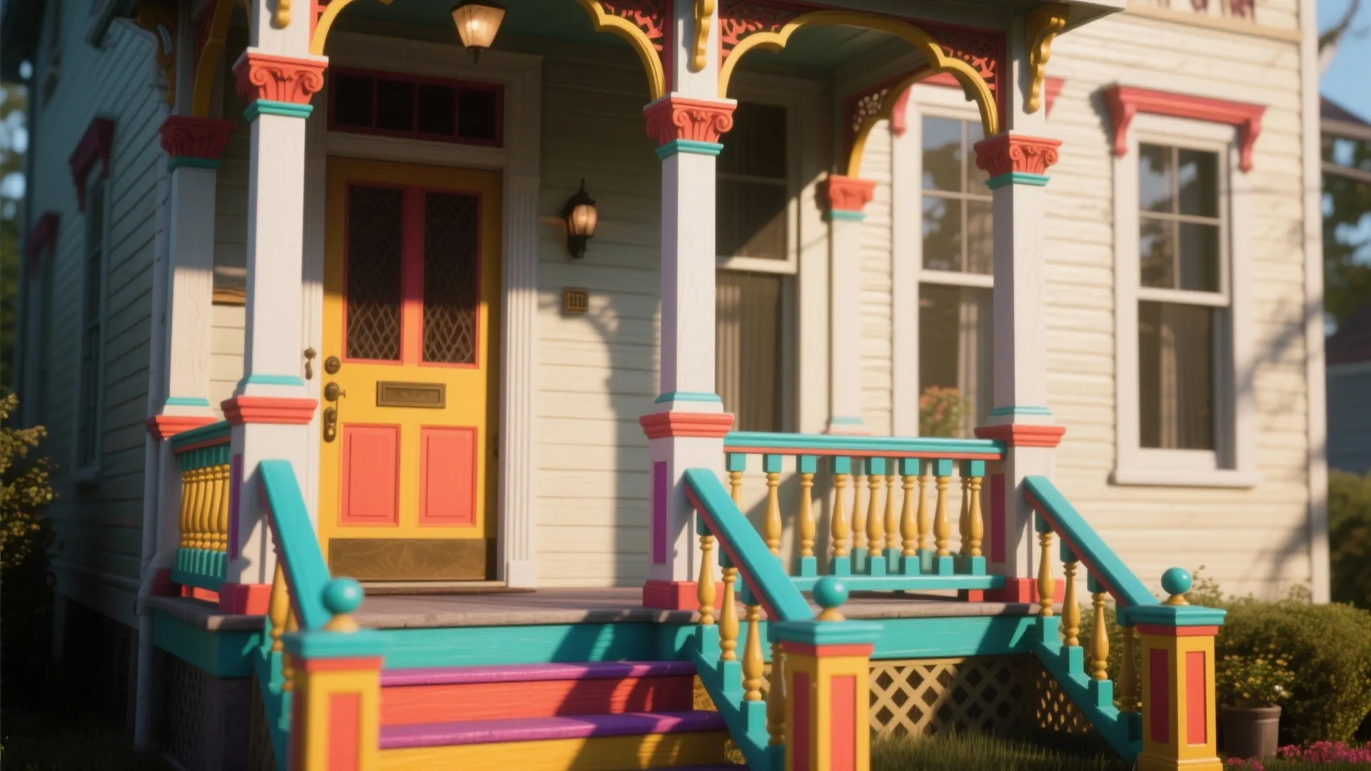 Porch-First Contrasts