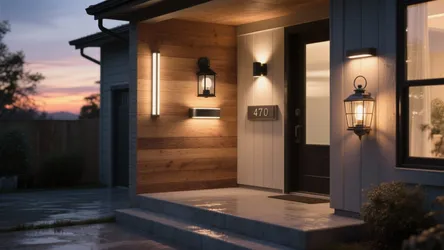 5 Wall-Mounted Exterior Light Ideas