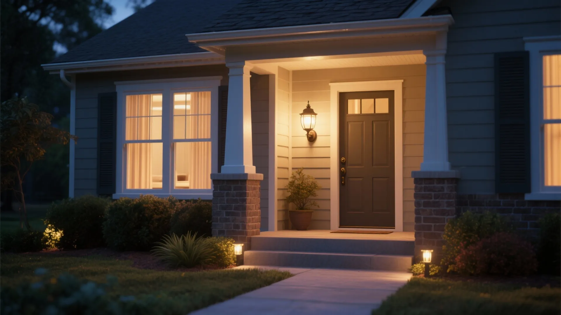 5. Outdoor decorative sconces and pathway lighting