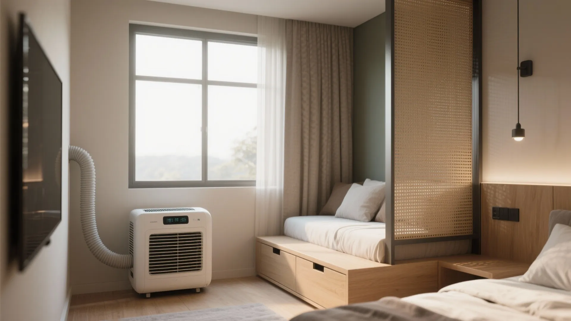 Small Room Portable Air Conditioner: 5 Ideas: Creative placement and design tips for cooling tight spaces without sacrificing style