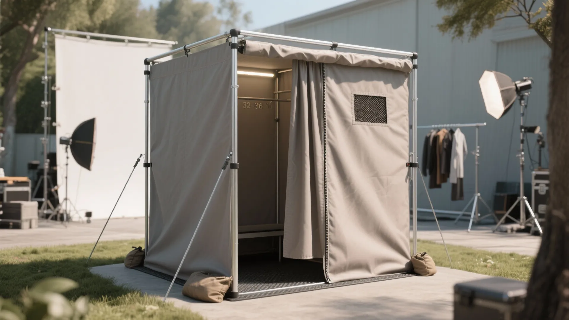 DIY Portable Changing Room: Step-by-Step Guide: 1 Minute to Build Your Own Mobile Privacy Retreat