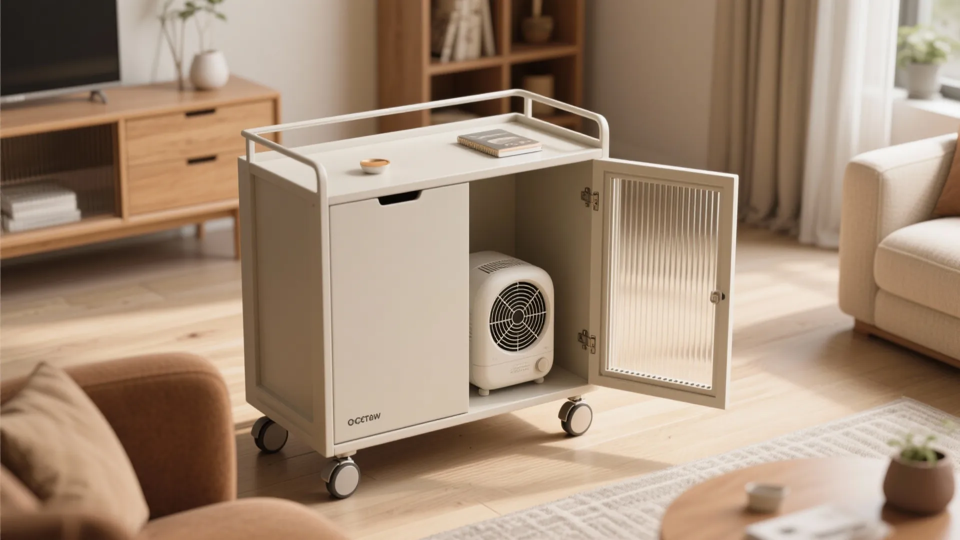 Design Inspiration 4: Integrate portable ceramic heaters into multifunction furniture