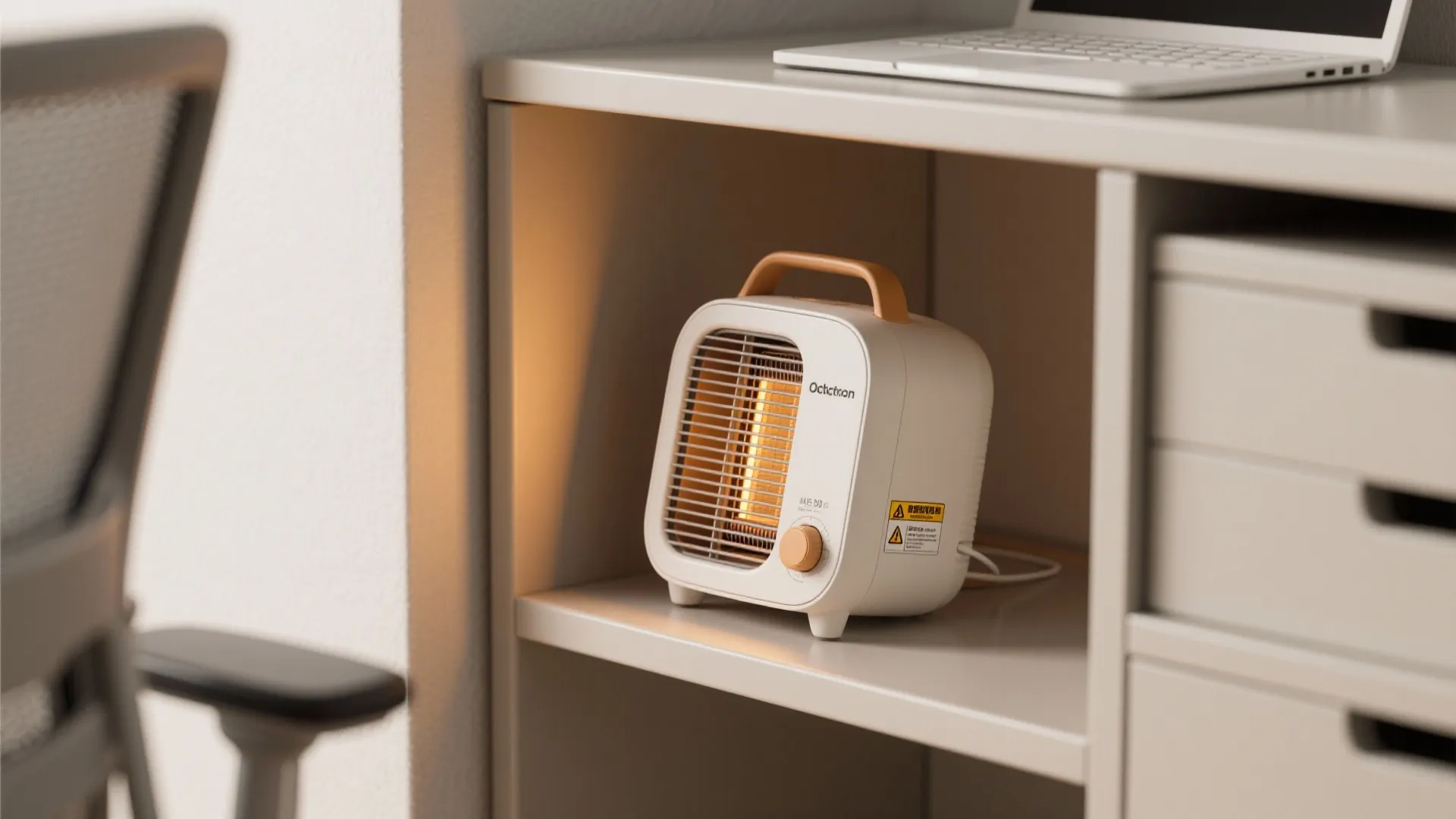 Portable ceramic heaters as flexible backups