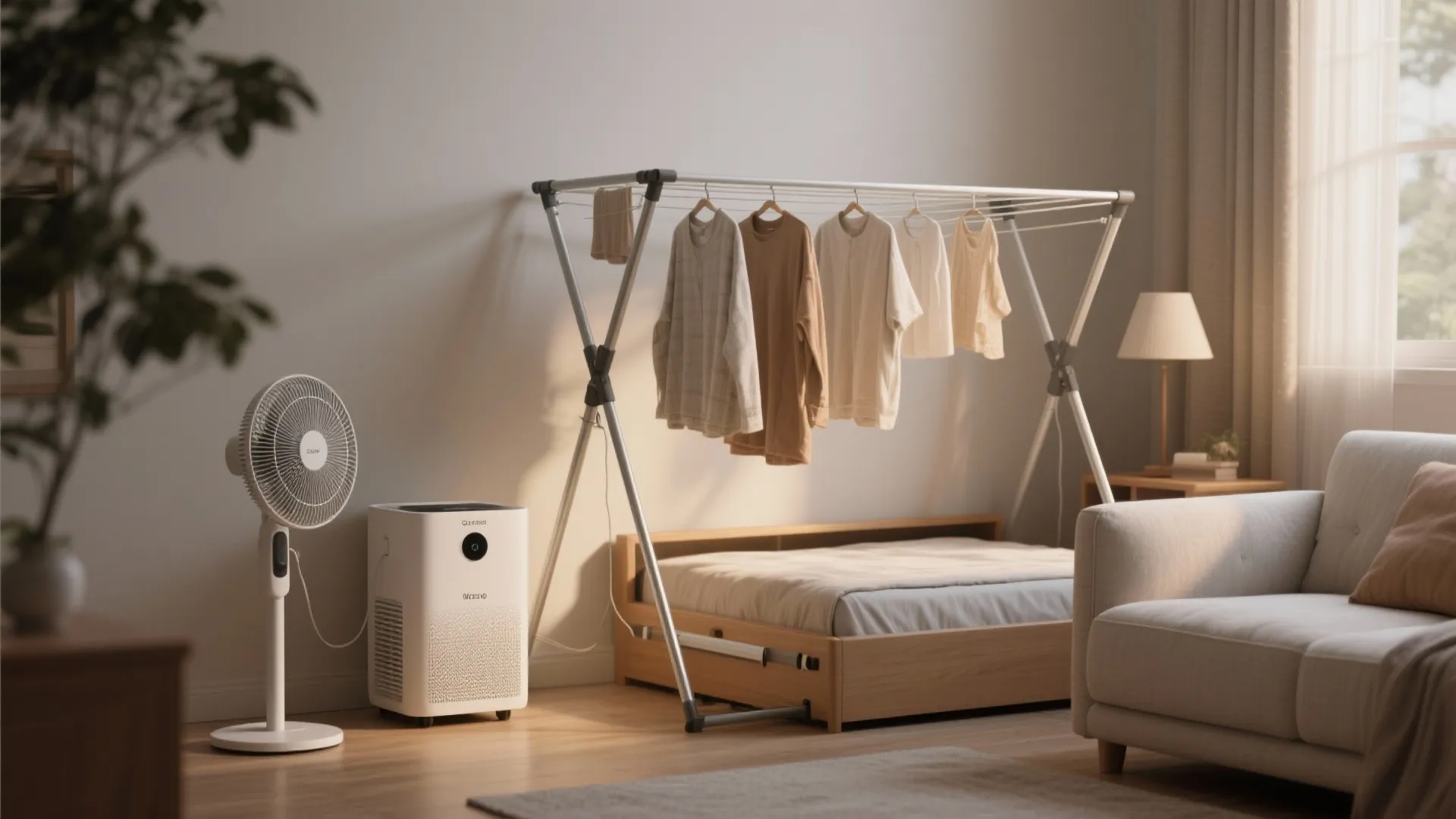 4. Portable Indoor Clotheslines with Built-In Ventilation Considerations