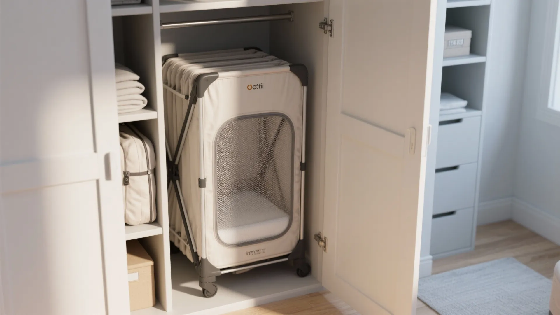 5. Travel-Style Portable Mini Crib