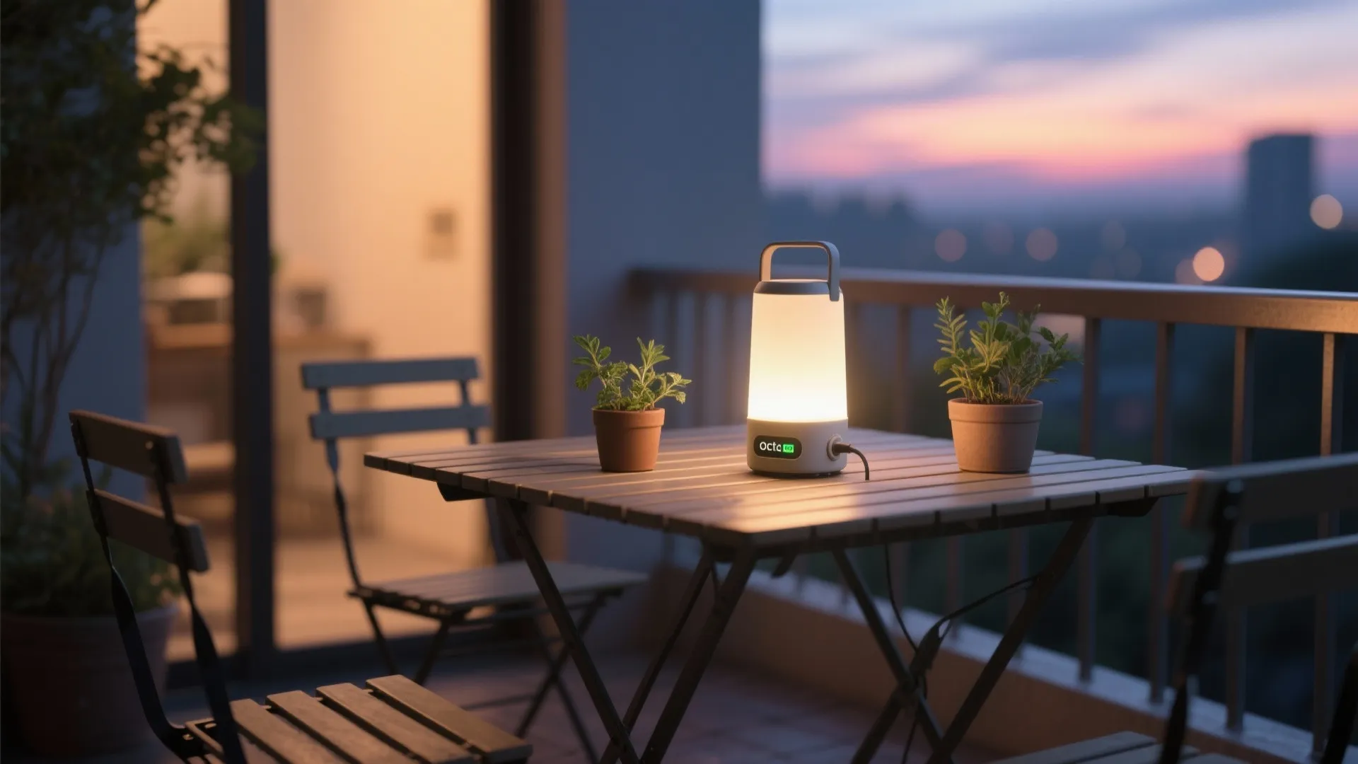 4. Portable rechargeable LED table lamp