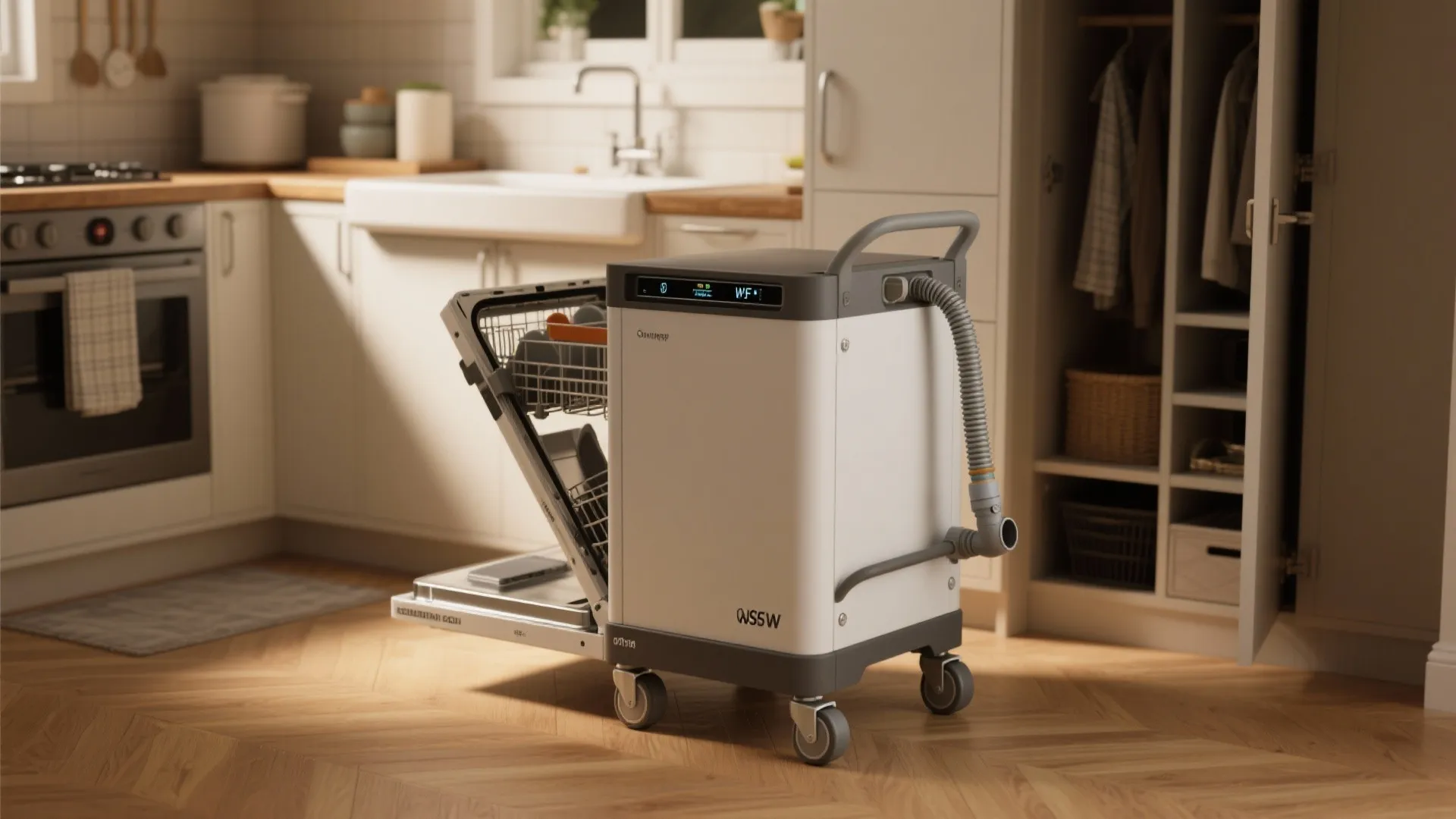 Portable Roll-away Dishwashers