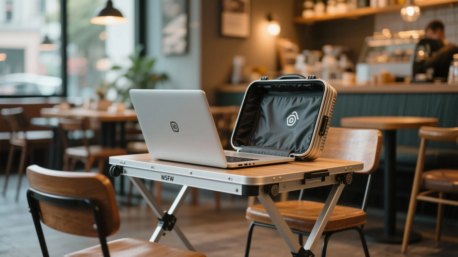 Portable Suitcase Desk