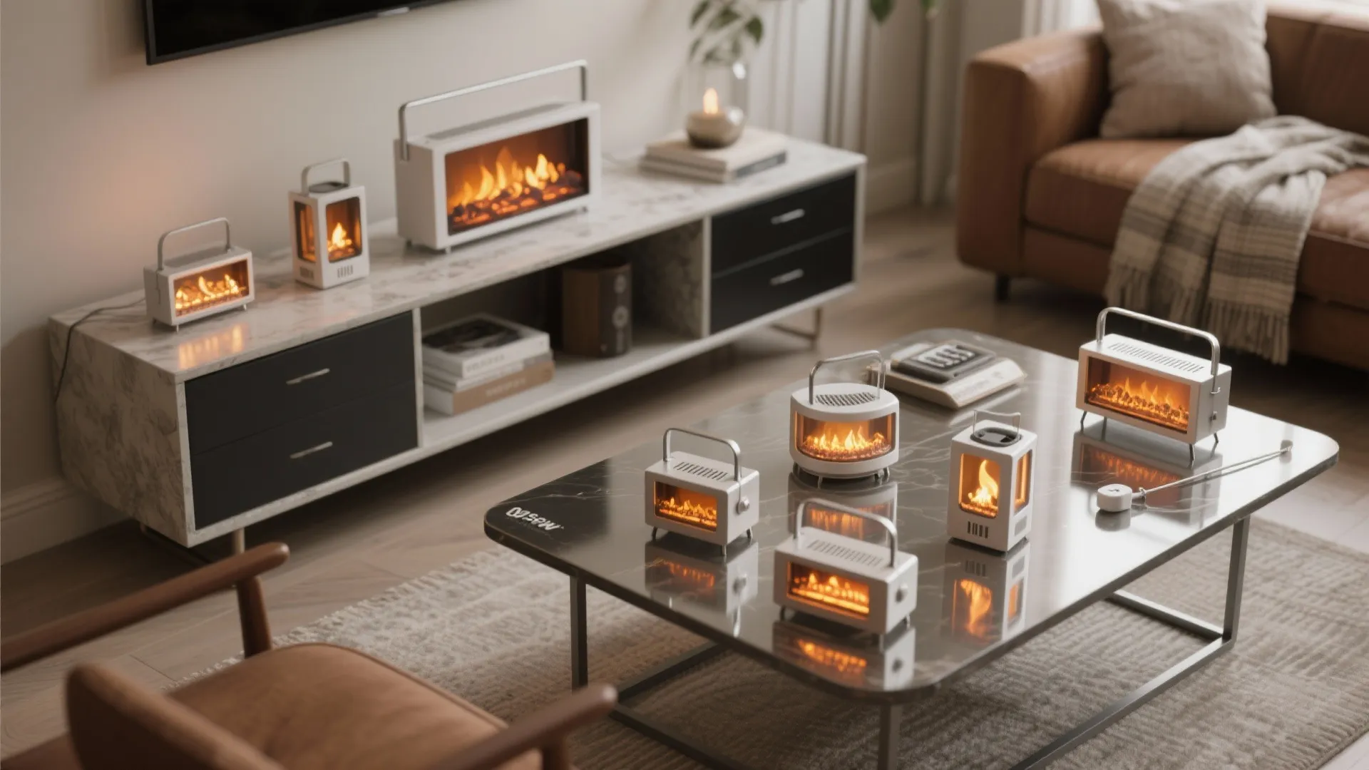 5. Portable and tabletop fireplaces for renters