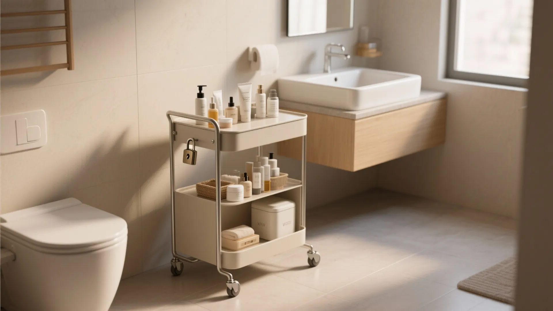 Portable Vanity Setup