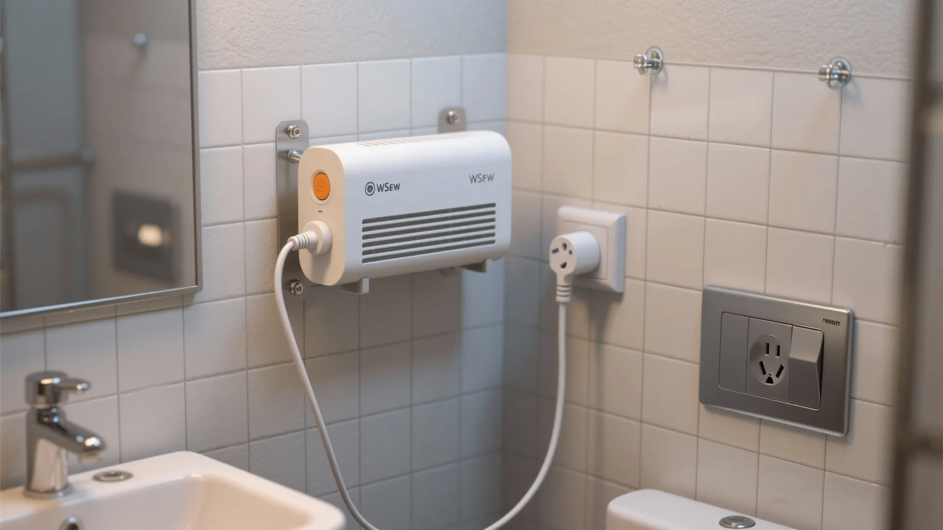 5. Portable wall-anchored unit