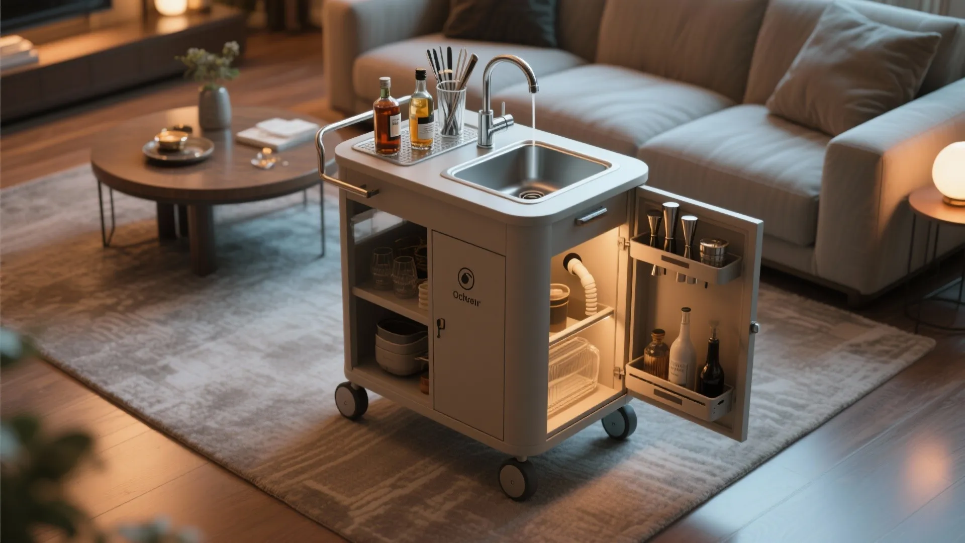 5. Portable Wet Cart with Quick-Connect Sink