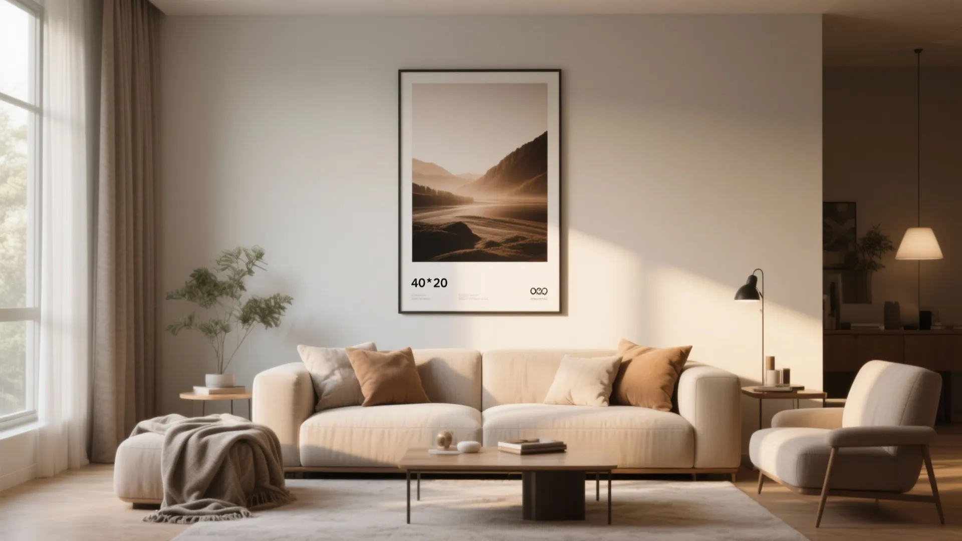 Above-the-Sofa Placement